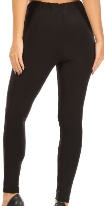 Black High Waist with Tie Front 1