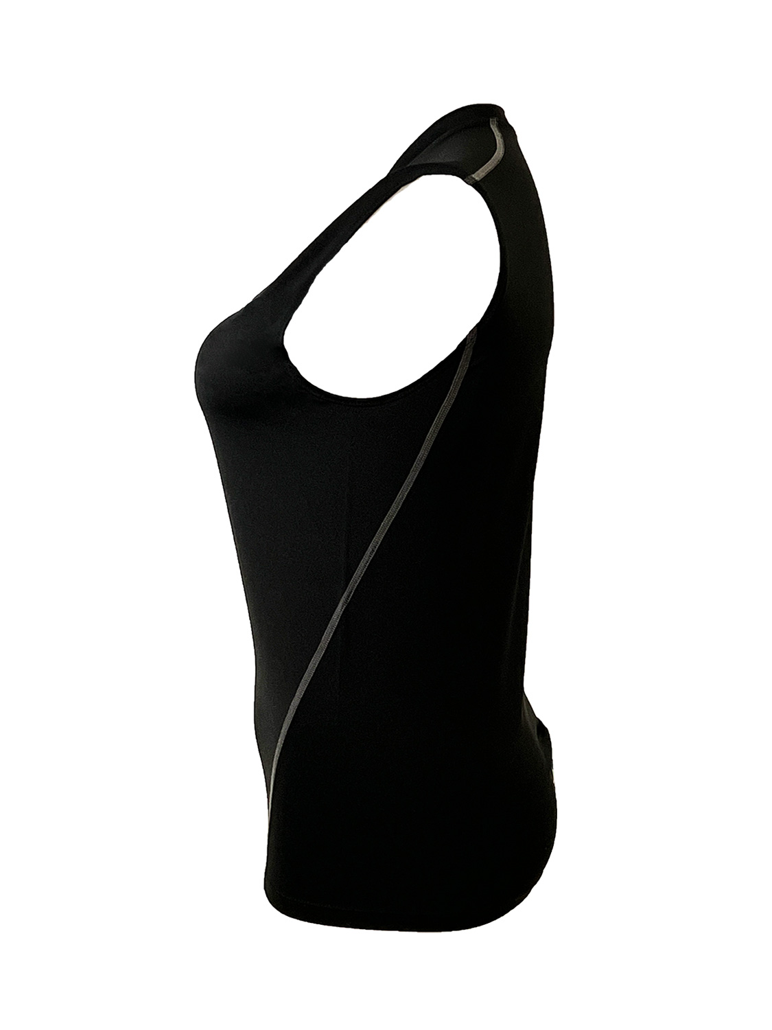 UNISEX HUMAN TEE SHIRT: Black - Image 3