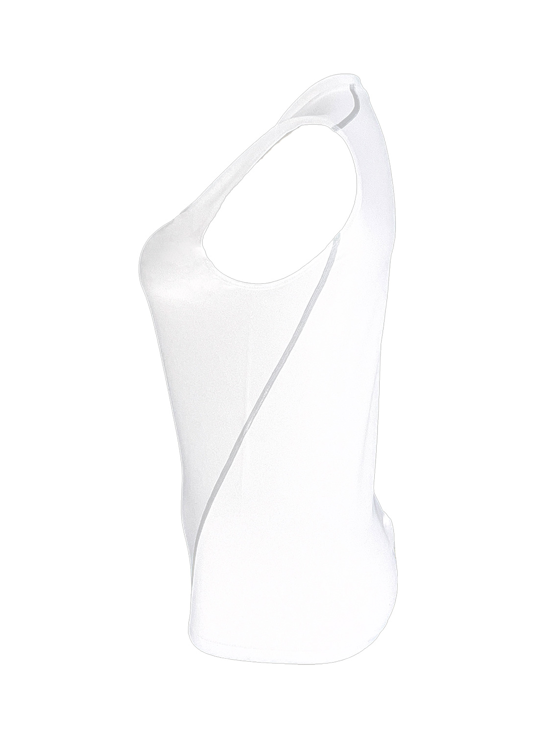 UNISEX HUMAN TEE SHIRT: White - Image 4