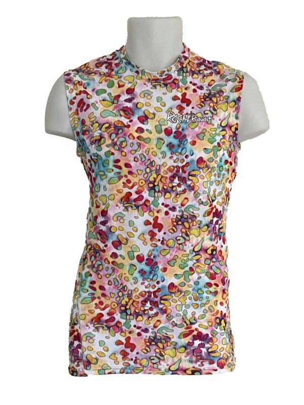 UNISEX HUMAN TEE SHIRT: CHERRY LEOPARD