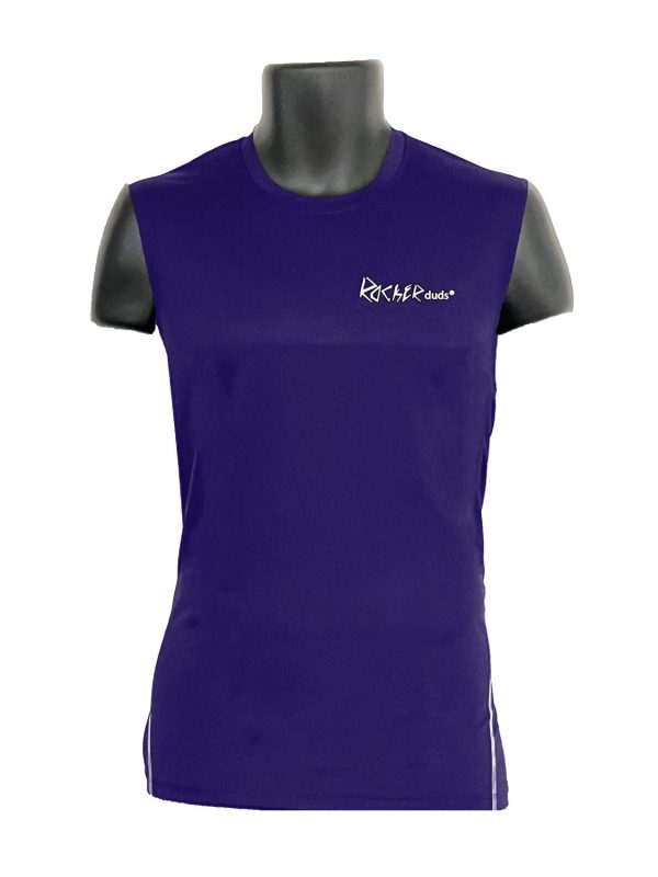 UNISEX HUMAN TEE SHIRT: Purple